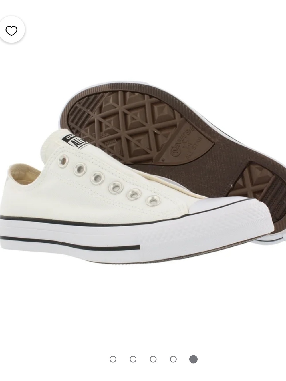 Converse Chuck Taylor All Star Slip On White Mens 6 / Womens 8⁠
